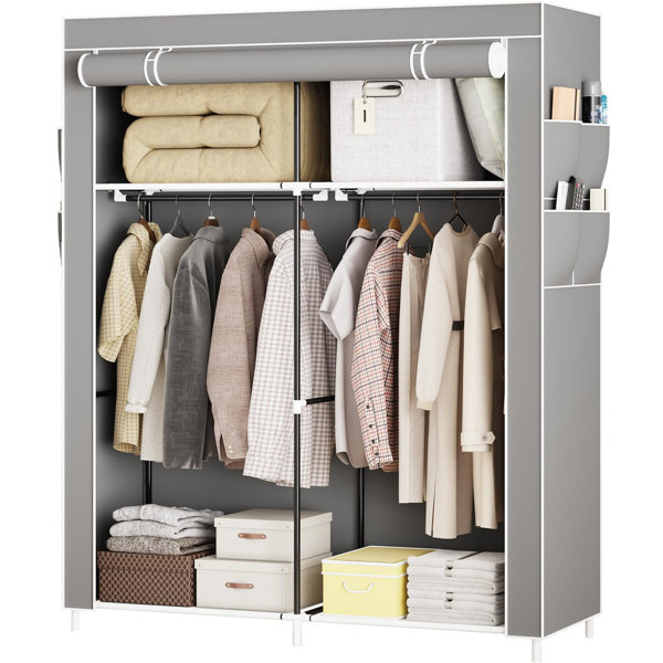Narrow canvas best sale wardrobe